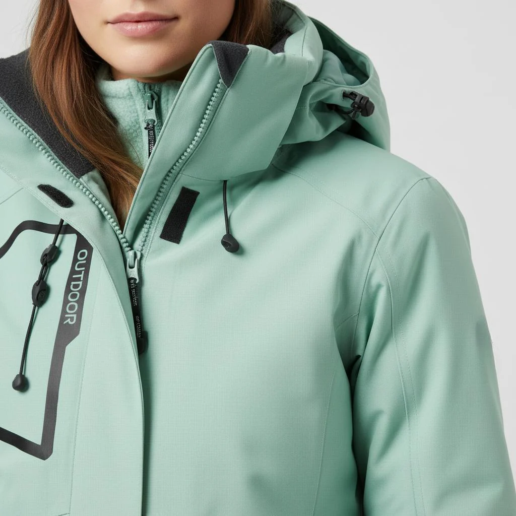 Damen Skiset | Jacke mit Kapuze Hose abgestimmte Ausführung - Image 6