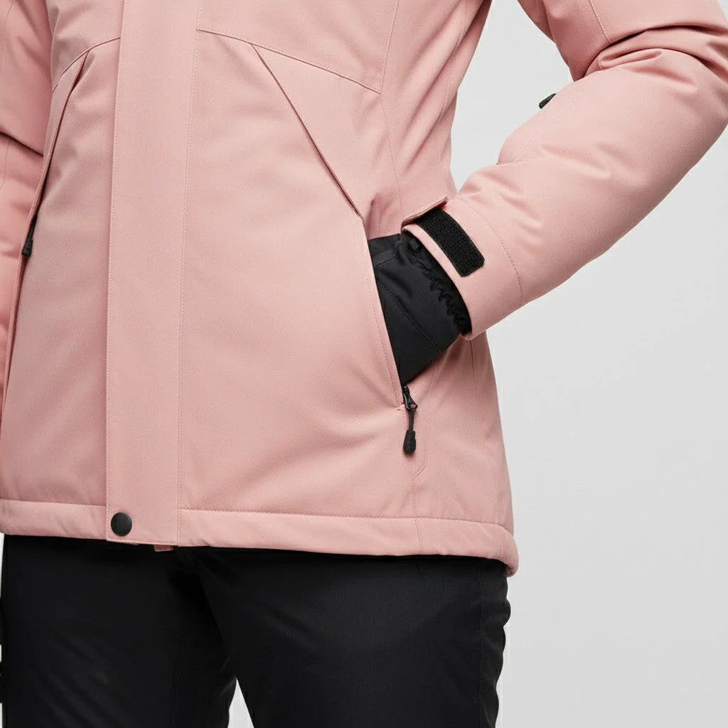 Damen Skiset | Kapuze Jacke Hose zweiteilig geschlossene Form - Image 5