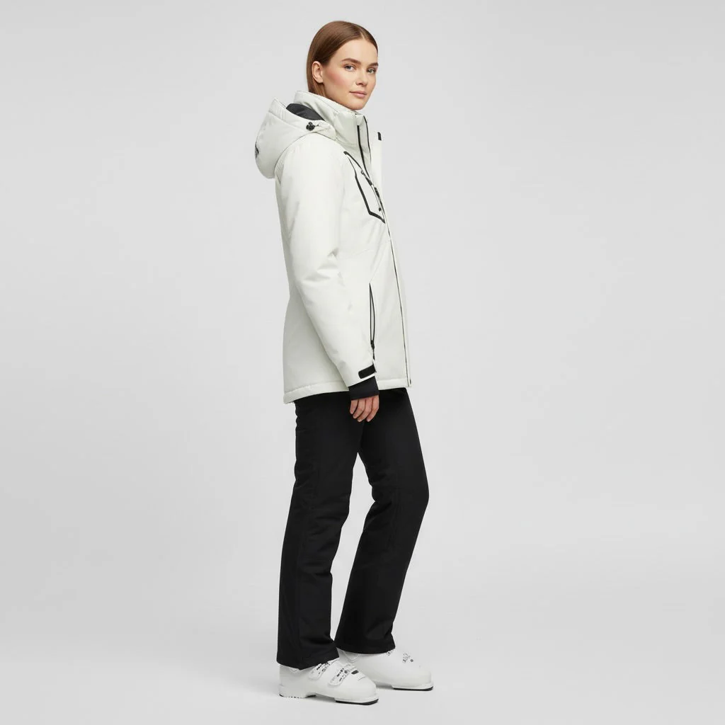 Damen Skiset | Strukturierte Jacke Hose wintertaugliche Ausführung - Image 3