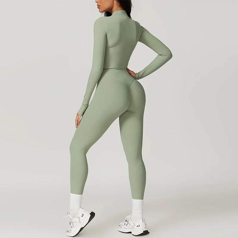 Damen Sportset | Dreiteilige Ausführung mit Weste, Oberteil und Hose - Image 11