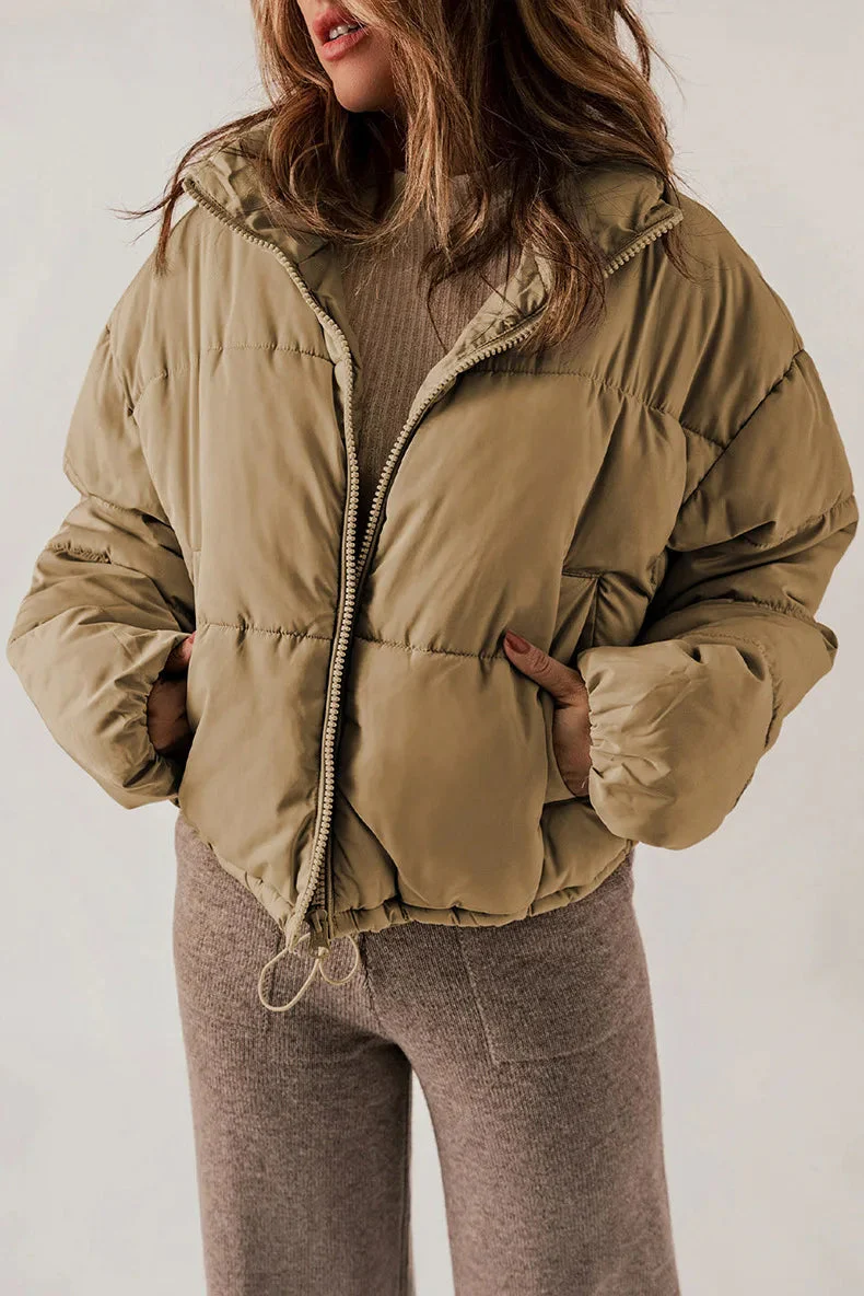 Damen Steppjacke | Reißverschluss und Eingrifftaschen - Image 2