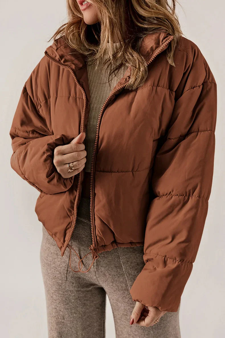 Damen Steppjacke | Reißverschluss und Eingrifftaschen - Image 4