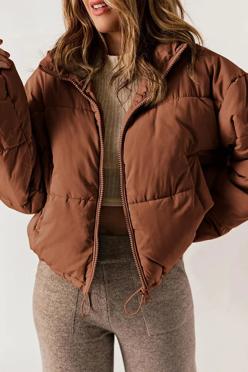 Damen Steppjacke | Reißverschluss und Eingrifftaschen - Image 5