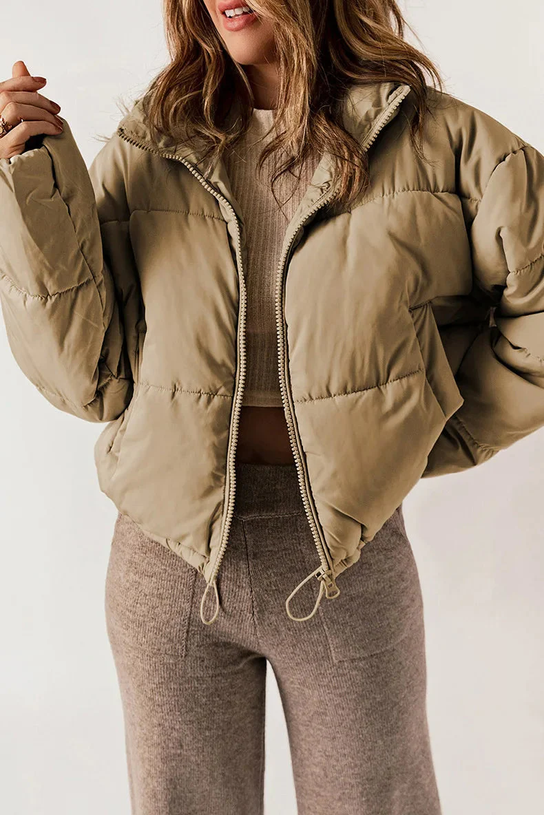 Damen Steppjacke | Reißverschluss und Eingrifftaschen - Image 7
