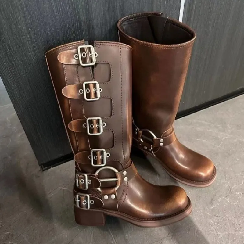 Damen Stiefel | Biker-Form mit definierter Laufsohle und Schaft - Image 2