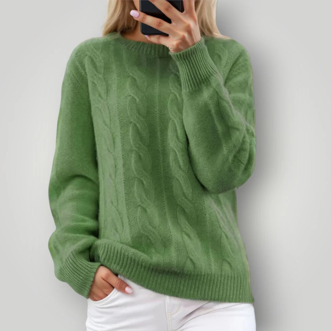 Damen Strickpullover – Warmer Winterpullover langarm - Image 4