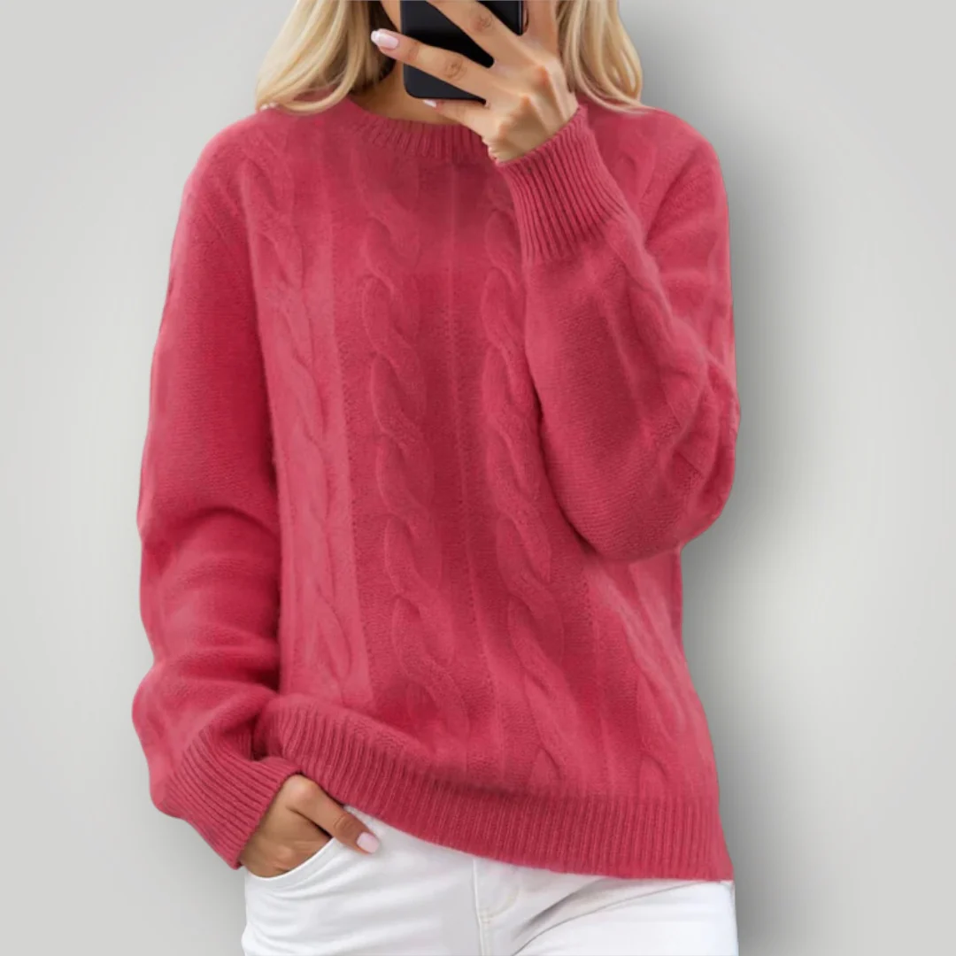 Damen Strickpullover – Warmer Winterpullover langarm - Image 5