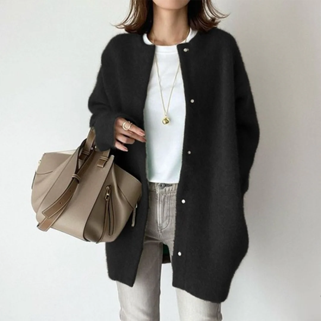 Damen Strickjacke | offen mit definierten Schultern - Image 11
