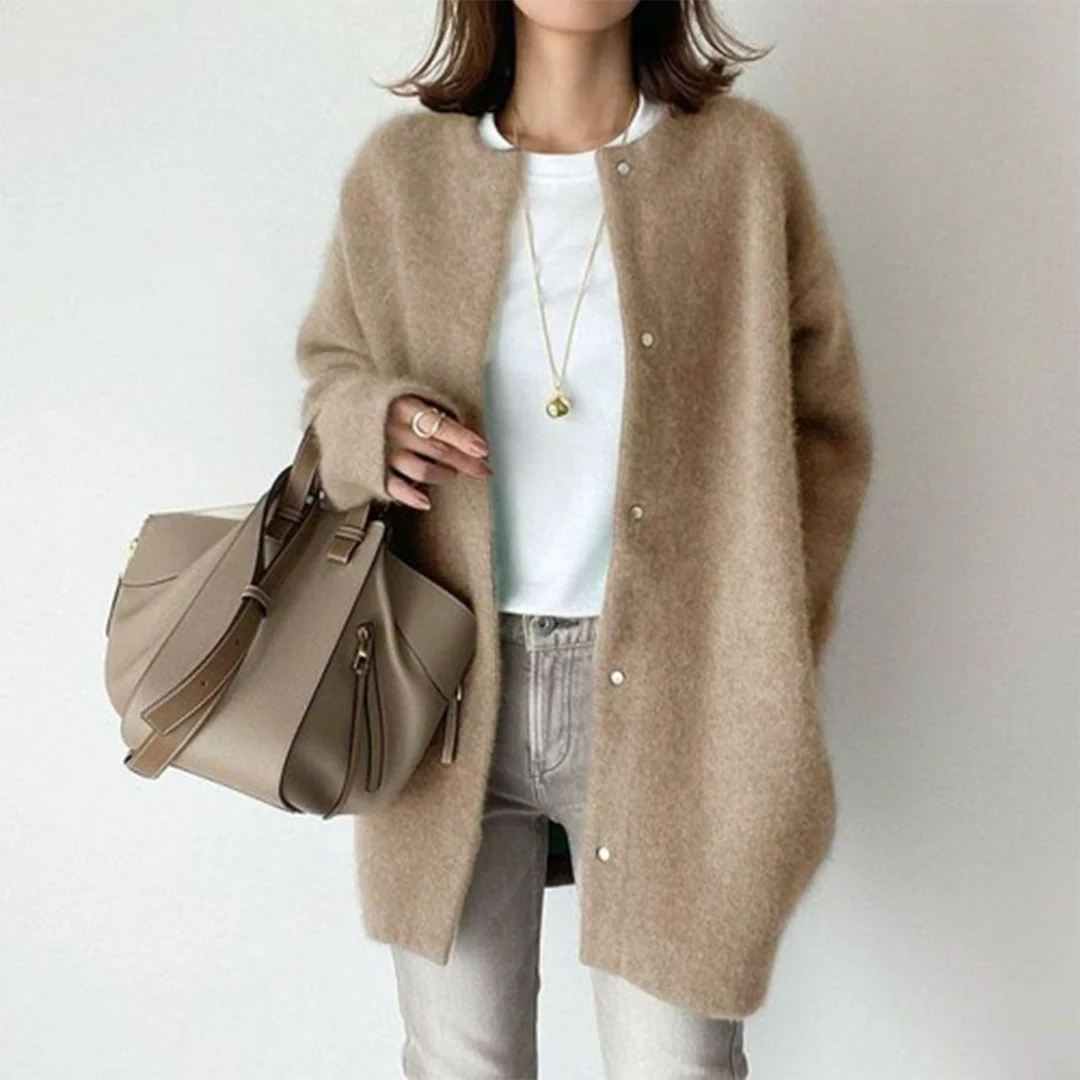 Damen Strickjacke | Offene Front mit gleichmäßiger Kantenführung - Image 10
