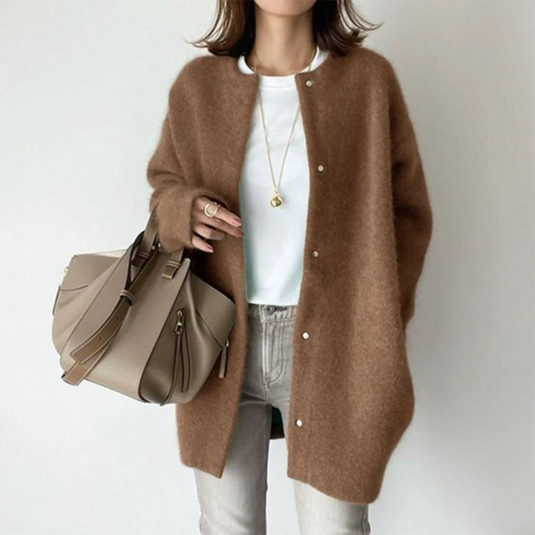 Damen Strickjacke | Offene Front mit gleichmäßiger Kantenführung - Image 13