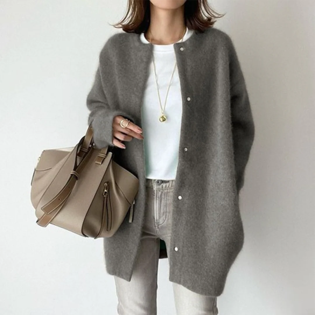 Damen Strickjacke | Offene Front mit gleichmäßiger Kantenführung - Image 14