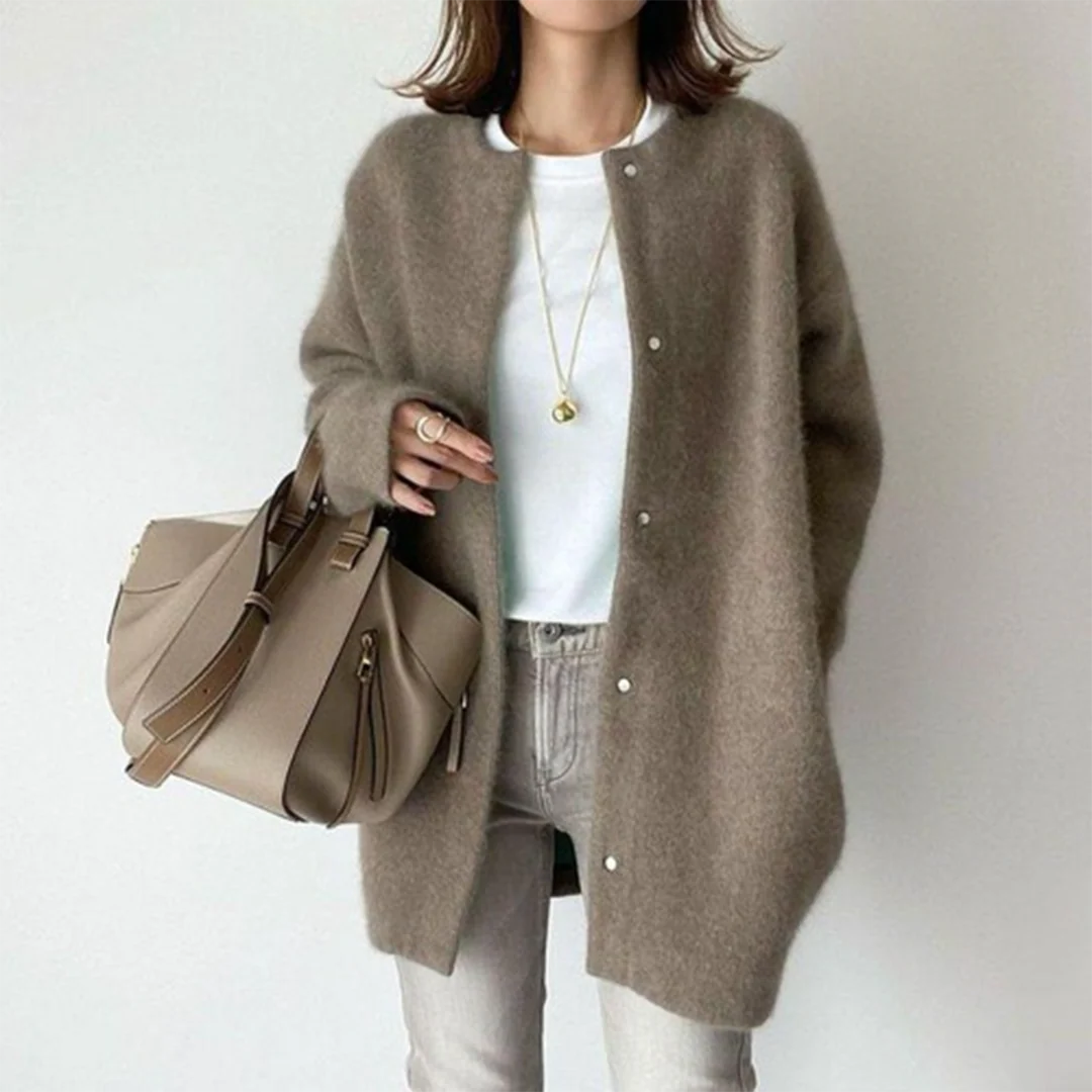 Damen Strickjacke | Offene Front mit gleichmäßiger Kantenführung - Image 15