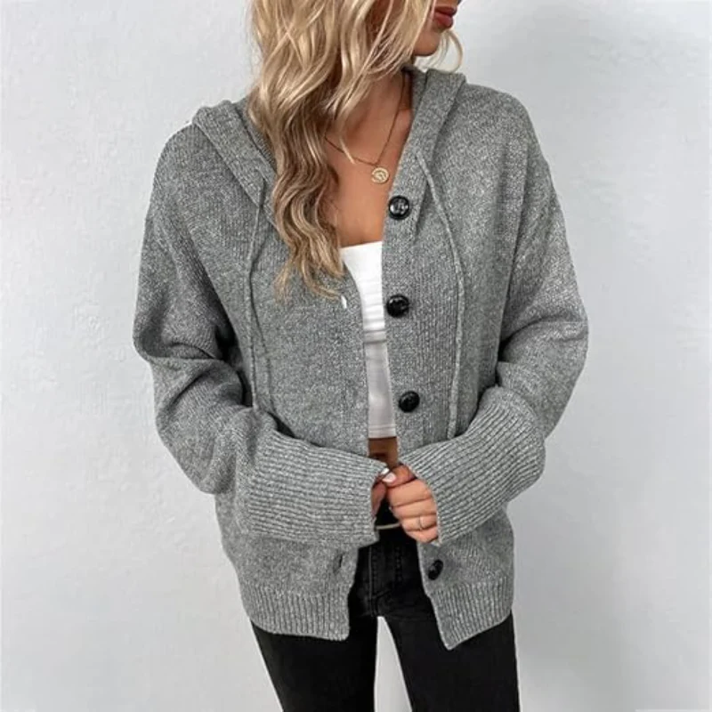 Damen Warme Strickjacke | Knopfjacke - Image 8