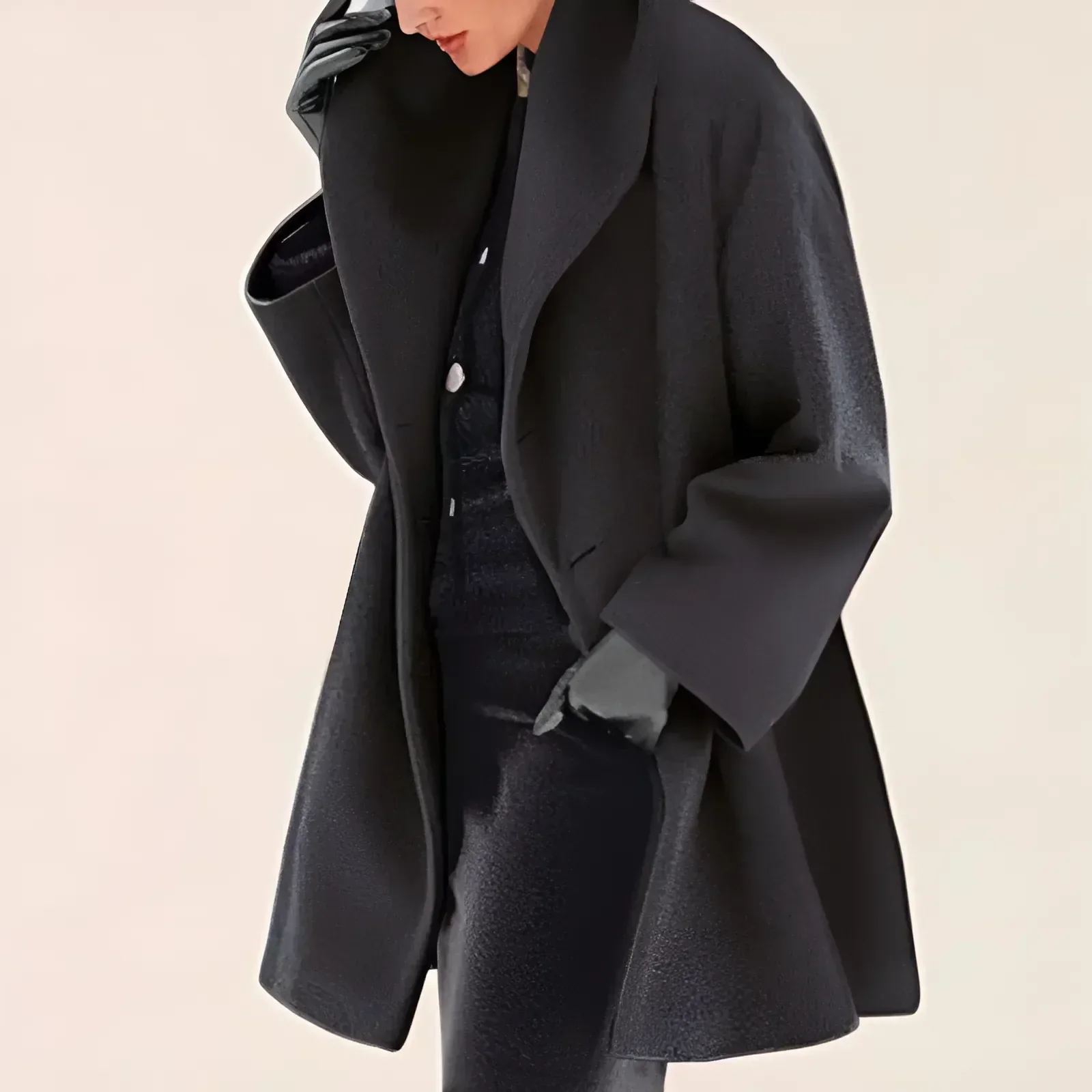Damen-Wintermantel mit strukturdesign | Schnittdesign - Image 5