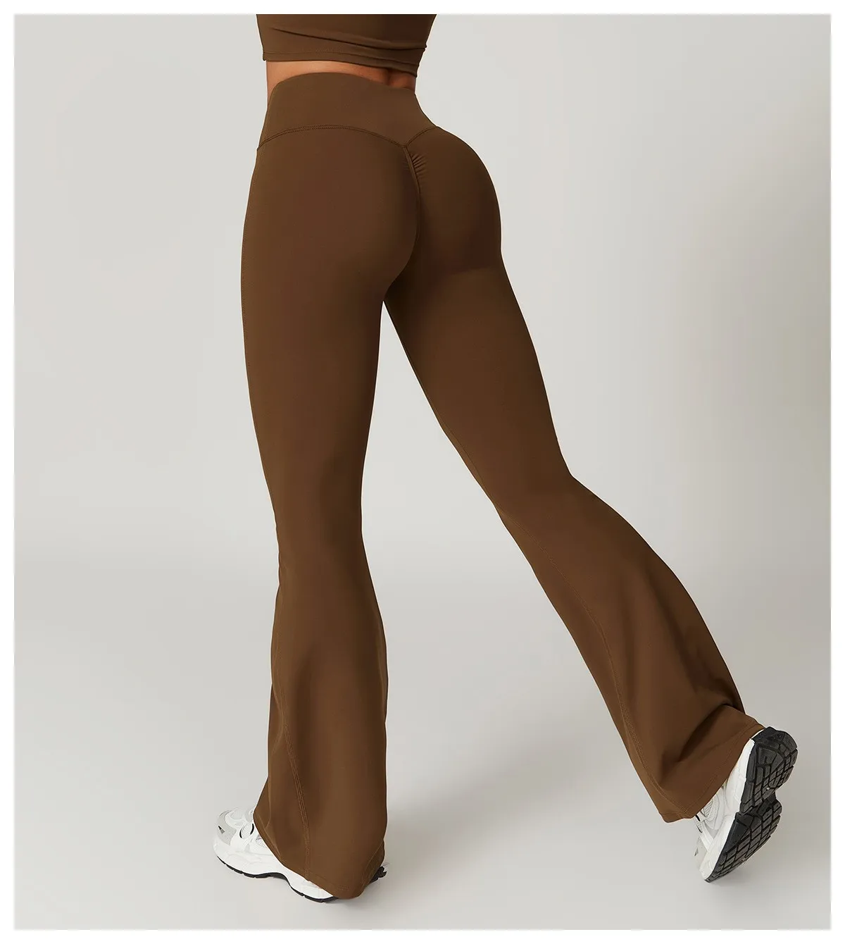 Damen Hose Yoga | hohe Taille mit seitlichem Bundabschluss - Image 3