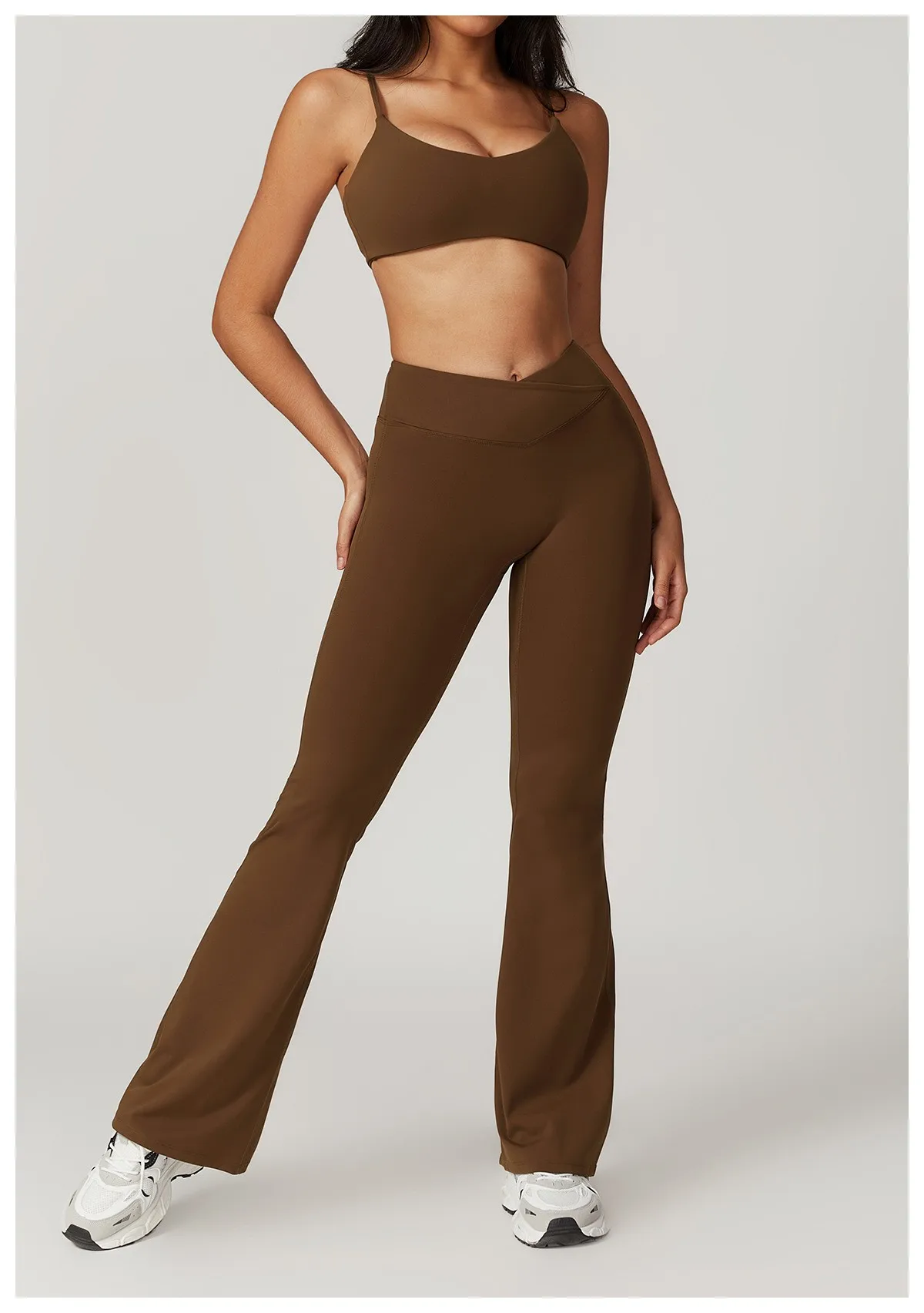 Damen Hose Yoga | hohe Taille mit seitlichem Bundabschluss - Image 4