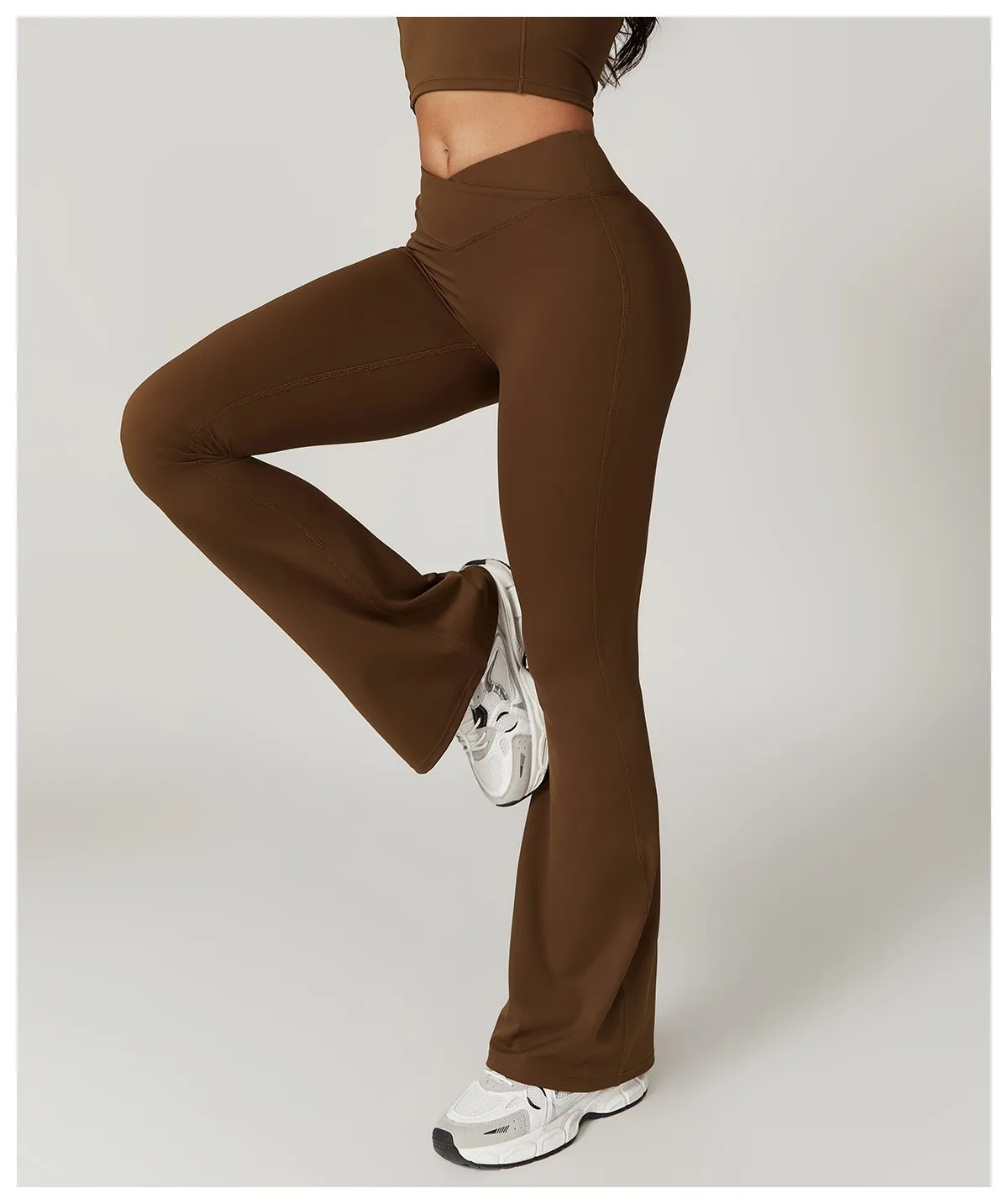 Damen Hose Yoga | hohe Taille mit seitlichem Bundabschluss - Image 5