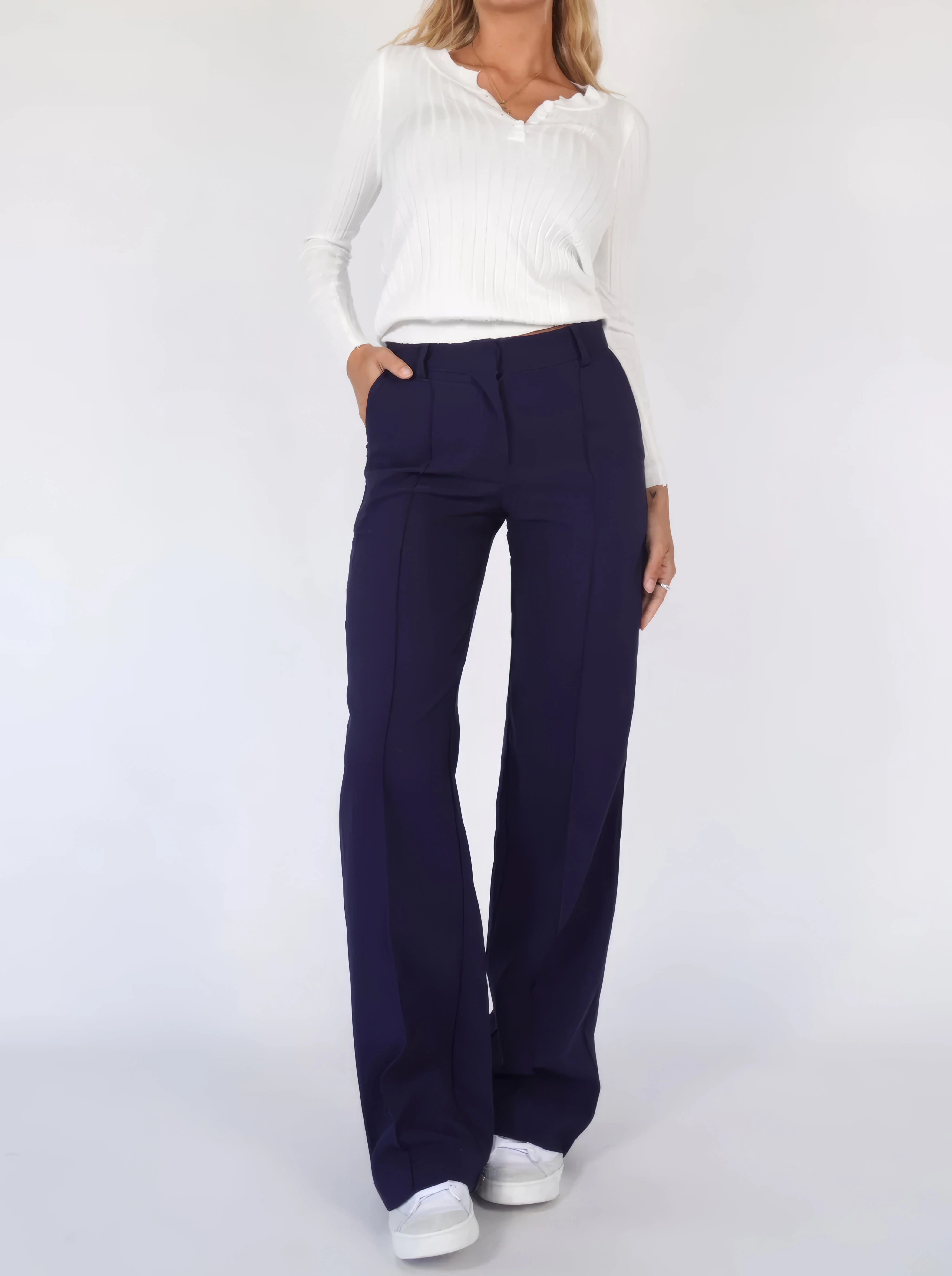 Damenhose | Hohe Taille mit geraden Beinen - Image 5
