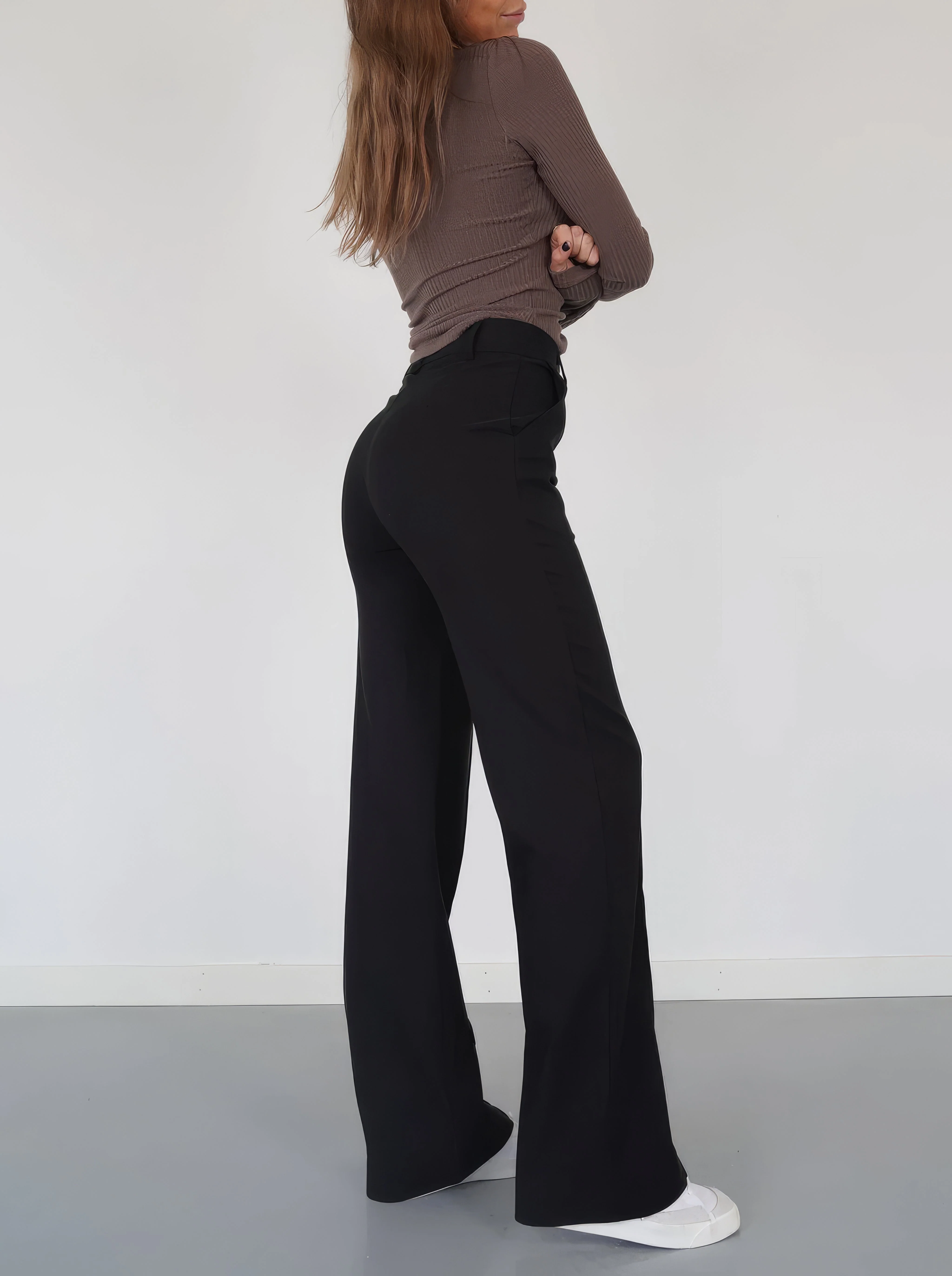 Damenhose | Hohe Taille mit geraden Beinen - Image 7