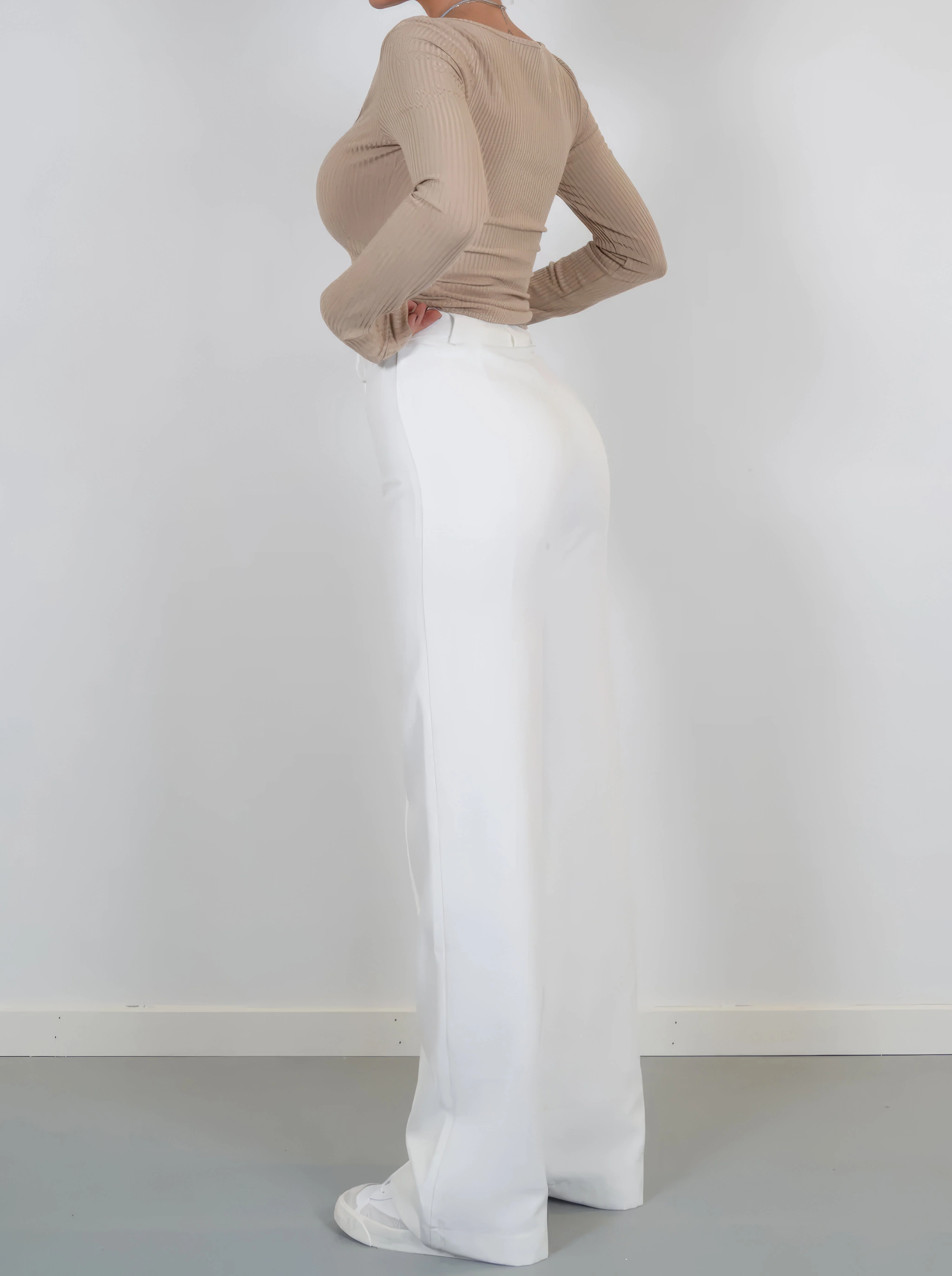 Damenhose | Hohe Taille mit geraden Beinen - Image 8