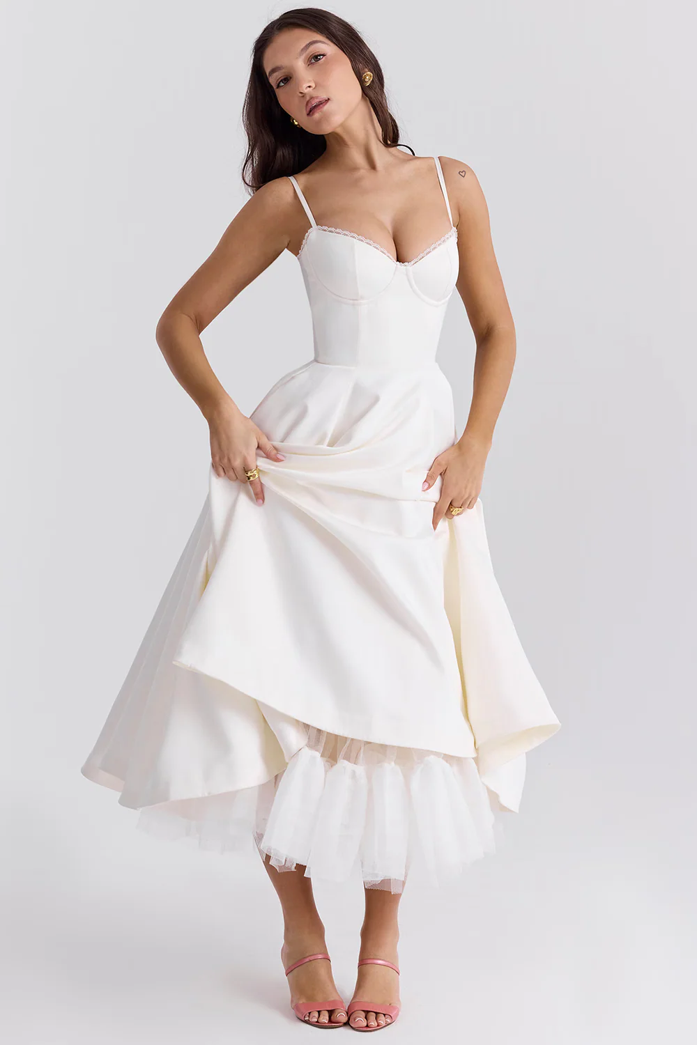 Damenkleid | A-Linie Rock und Korsettoberteil - Image 8