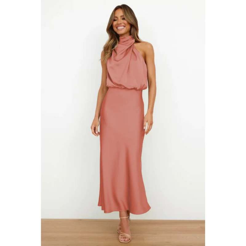 Damenkleid mit Halfterform | Midilänge - Image 5