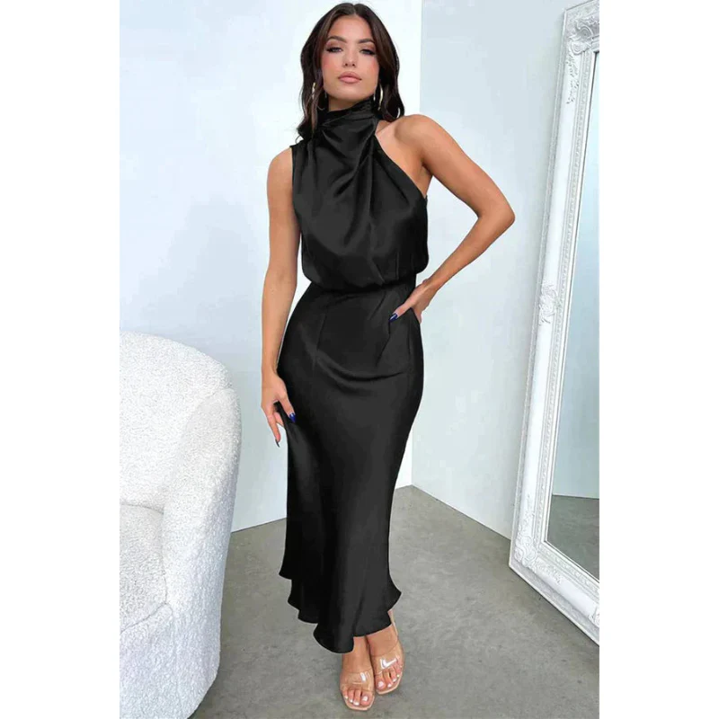 Damenkleid mit Halfterform | Midilänge - Image 6