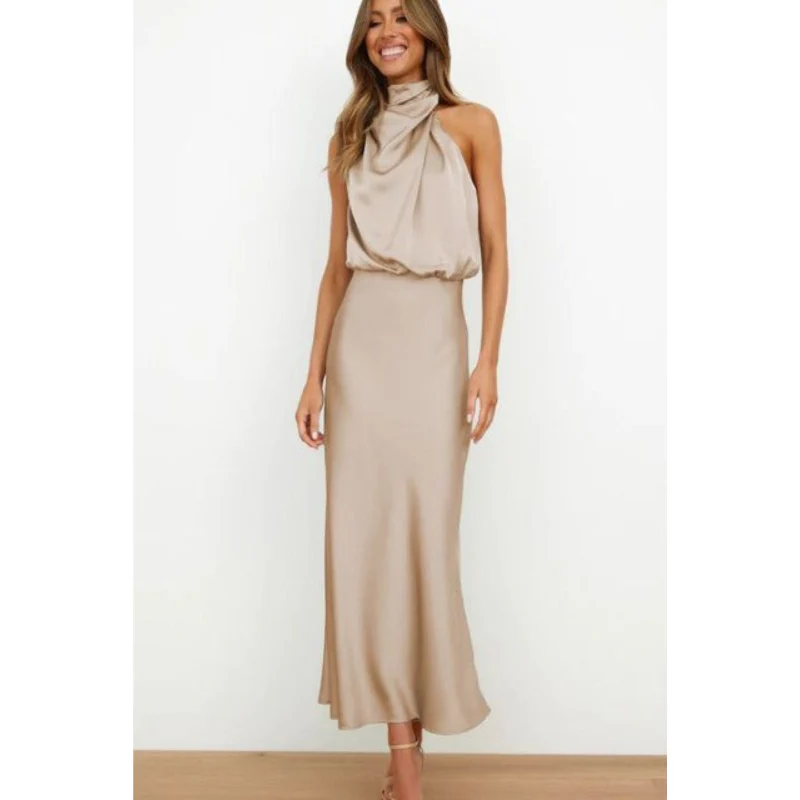 Damenkleid mit Halfterform | Midilänge - Image 7