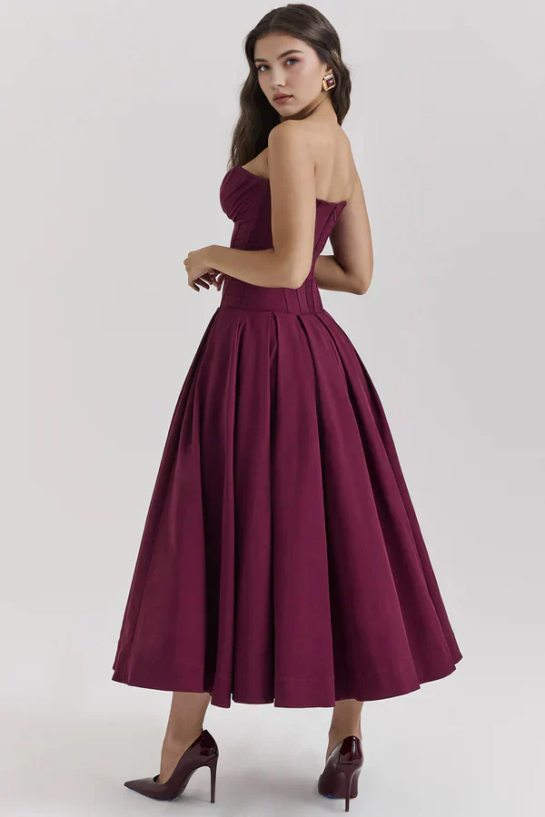 Damenkleid | Trägerlose Ausführung und mittlere Länge - Image 11