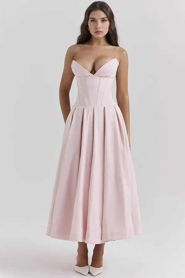 Damenkleid | Trägerlose Ausführung und mittlere Länge - Image 18