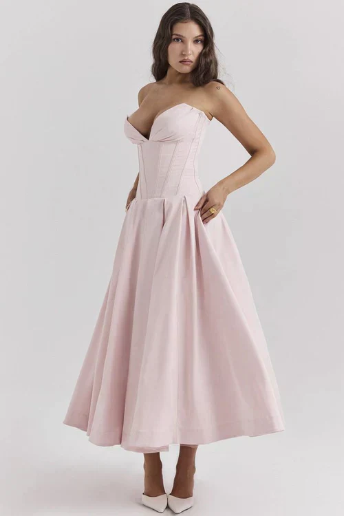Damenkleid | Trägerlose Ausführung und mittlere Länge - Image 19