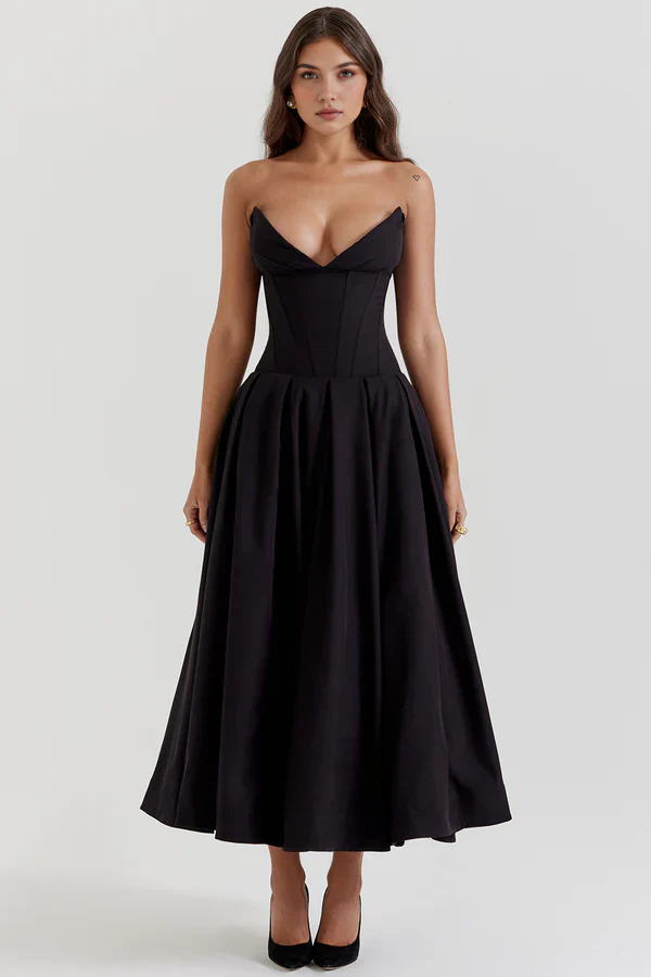 Damenkleid | Trägerlose Ausführung und mittlere Länge - Image 20