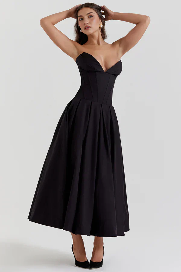 Damenkleid | Trägerlose Ausführung und mittlere Länge - Image 22