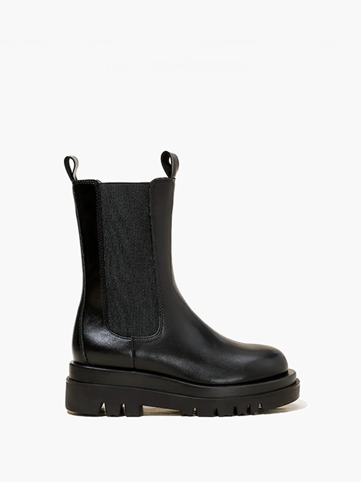 Damenstiefel | Chelsea-Form mit Plateau-Sohle - Image 3