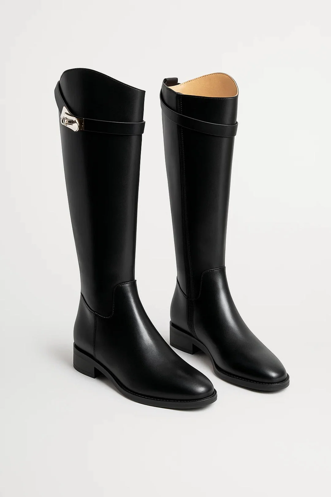 Damenstiefel | Knielange Ausführung mit Verschlussfunktion