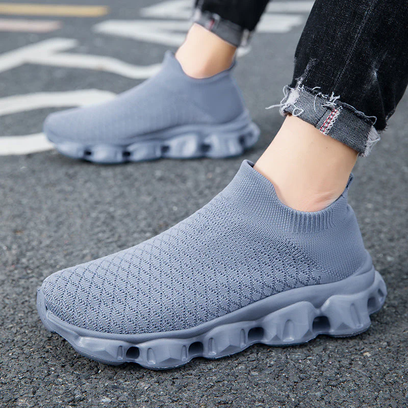 Freizeitschuhe Damen | Elastisches Strickoberteil mit Profilsohle - Image 3