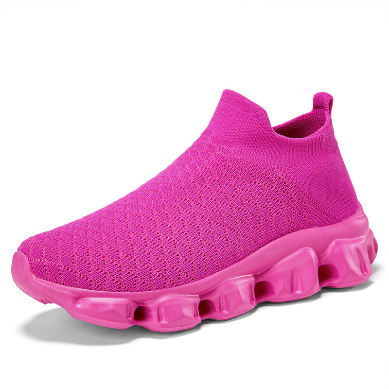 Freizeitschuhe Damen | Elastisches Strickoberteil mit Profilsohle - Image 7