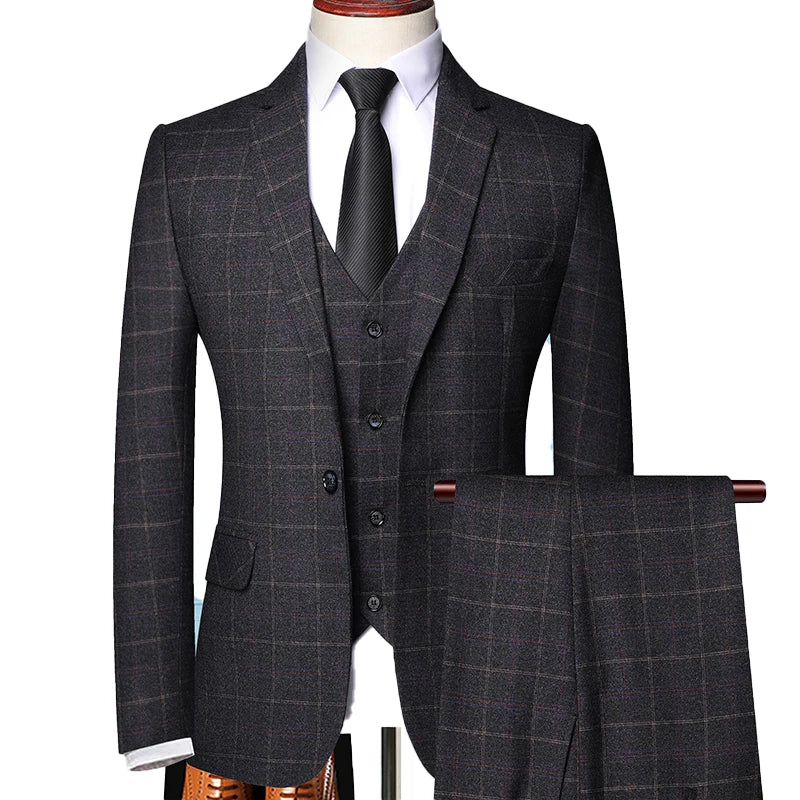Herren Anzug dreiteilig | Klassischer Aufbau mit klarer Form - Image 5