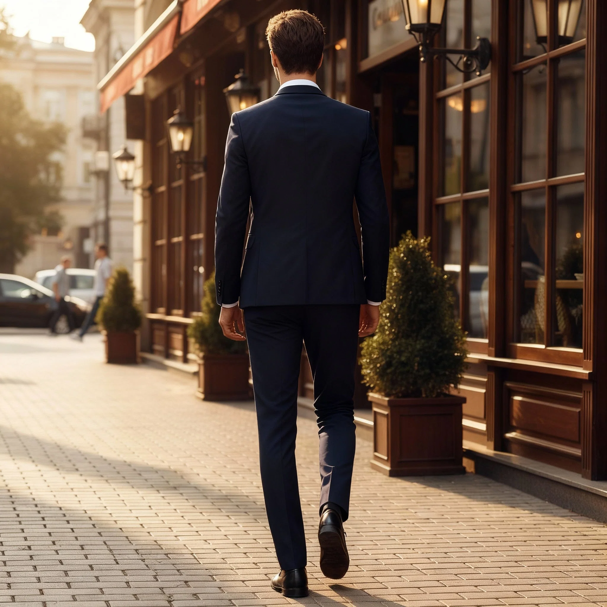 Herren Anzug | Zweiteilige Kombination mit Sakko und Bundhose - Image 3