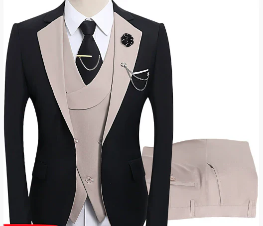 Herren Anzugensemble | dreiteiliges Set aus Jacke Weste und Hose - Image 5