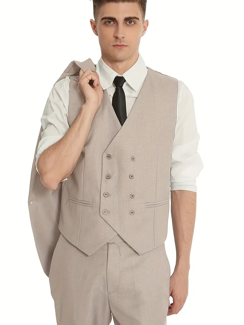 Herren Business-Set | Blazer, Weste und Hose in klarer Form
