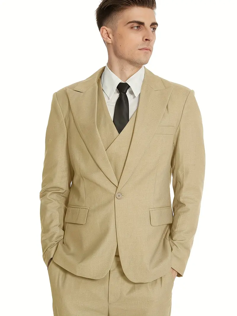 Herren Business-Set | Blazer, Weste und Hose in klarer Form - Image 11