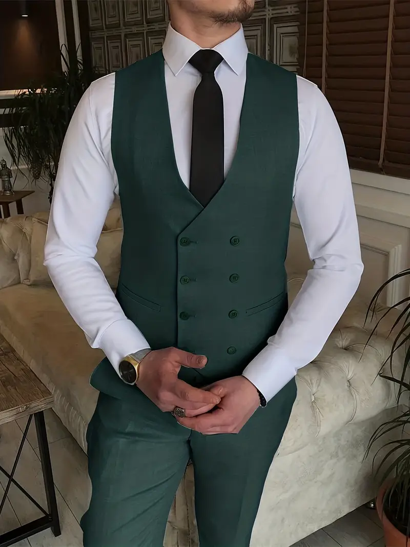 Herren Business-Set | Blazer, Weste und Hose in klarer Form - Image 12