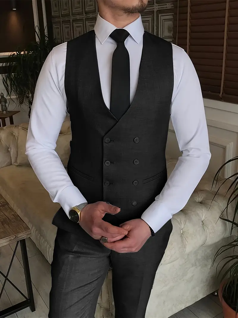 Herren Business-Set | Blazer, Weste und Hose in klarer Form - Image 15