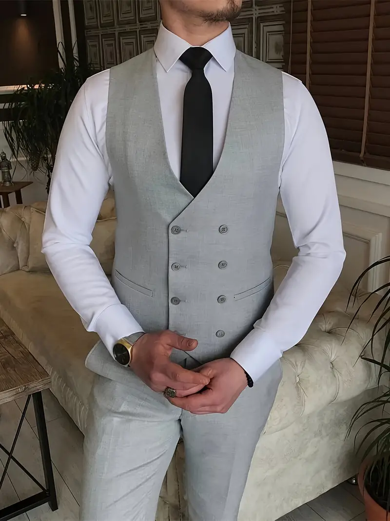 Herren Business-Set | Blazer, Weste und Hose in klarer Form - Image 18