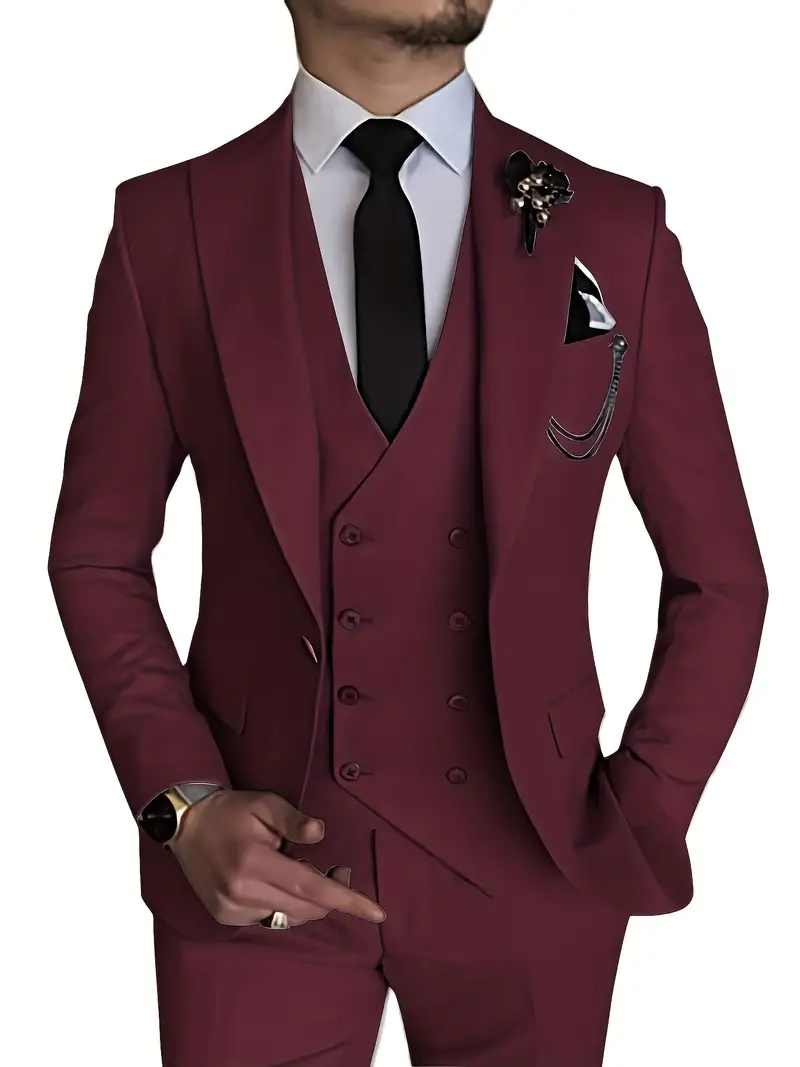 Herren Business-Set | Blazer, Weste und Hose in klarer Form - Image 20