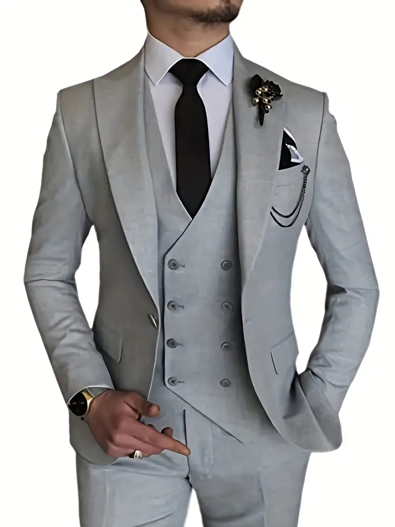 Herren Business-Set | Blazer, Weste und Hose in klarer Form - Image 22