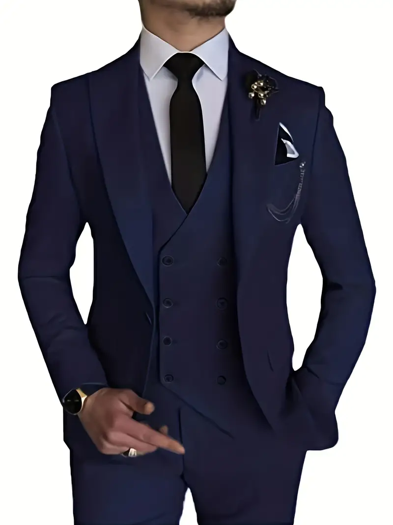 Herren Business-Set | Blazer, Weste und Hose in klarer Form - Image 23
