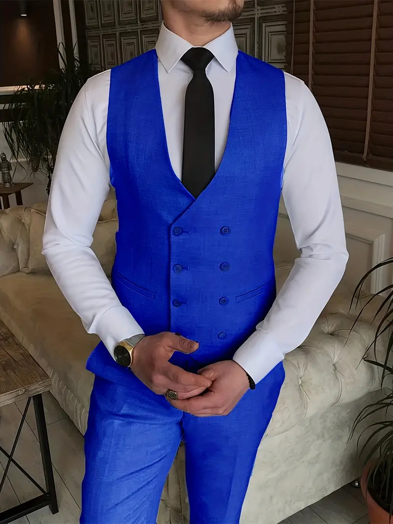 Herren Business-Set | Blazer, Weste und Hose in klarer Form - Image 6