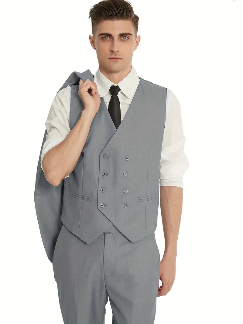 Herren Business-Set | Blazer, Weste und Hose in klarer Form - Image 8